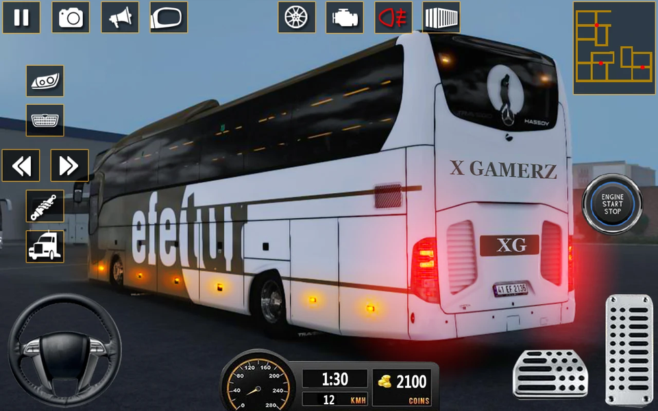City Bus Simulator - Bus Drive - Gameplay image of android game