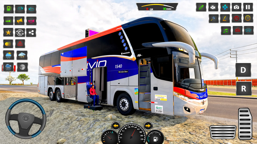 Real Offroad Bus Game ۳D - عکس بازی موبایلی اندروید