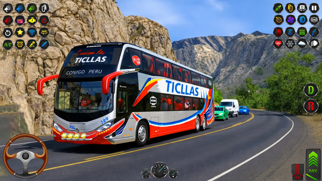 Offroad Bus Games Sim ۳D - عکس بازی موبایلی اندروید