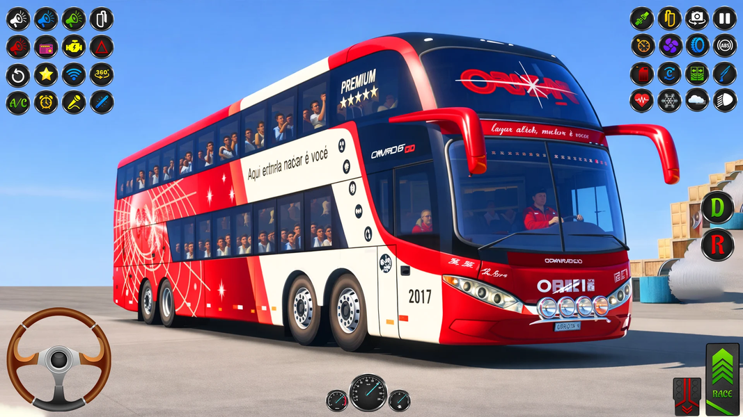 Offroad Bus Games Sim ۳D - عکس بازی موبایلی اندروید