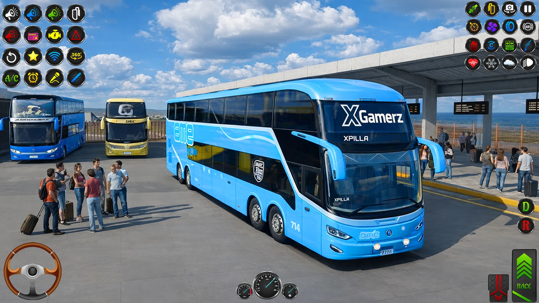 Offroad Bus Games Sim ۳D - عکس بازی موبایلی اندروید