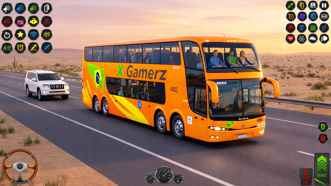 Offroad Bus Games Sim ۳D - عکس بازی موبایلی اندروید