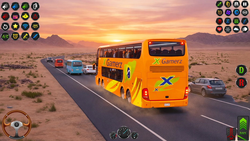 Offroad Bus Games Sim ۳D - عکس بازی موبایلی اندروید