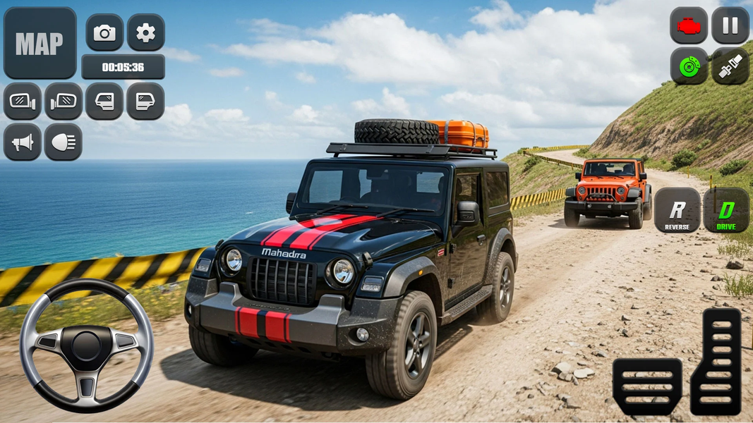 Jeep Driving 4x4: Jeep Game - Gameplay image of android game