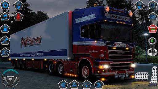 US Cargo Euro Truck Simulator - Gameplay image of android game