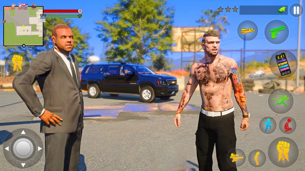 Open World Gangster Mafia Game - Gameplay image of android game