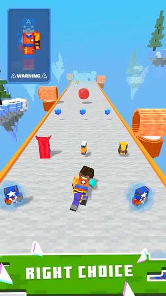 Hero Craft Runner - عکس بازی موبایلی اندروید