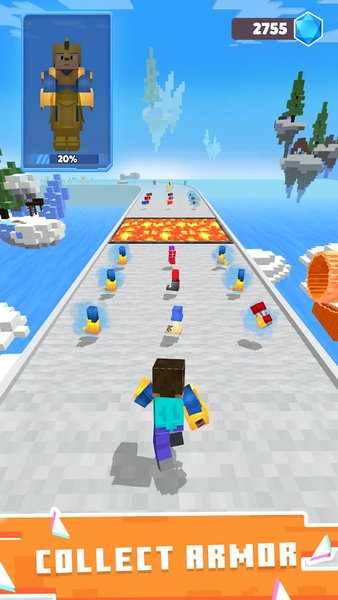 Hero Craft Runner - عکس بازی موبایلی اندروید