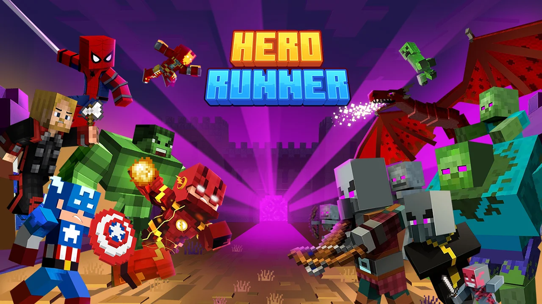 Hero Craft Runner - عکس بازی موبایلی اندروید
