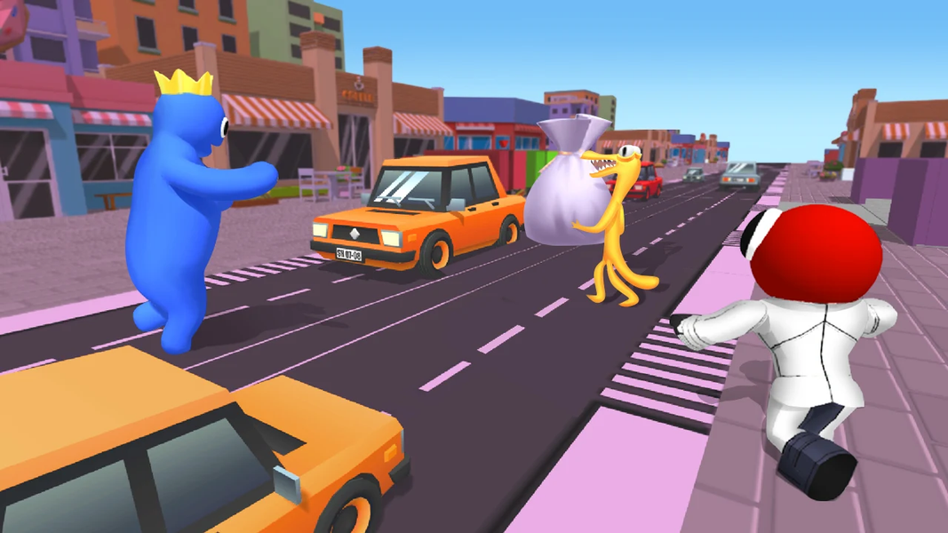 Blue Monster: Battle Survival - Gameplay image of android game