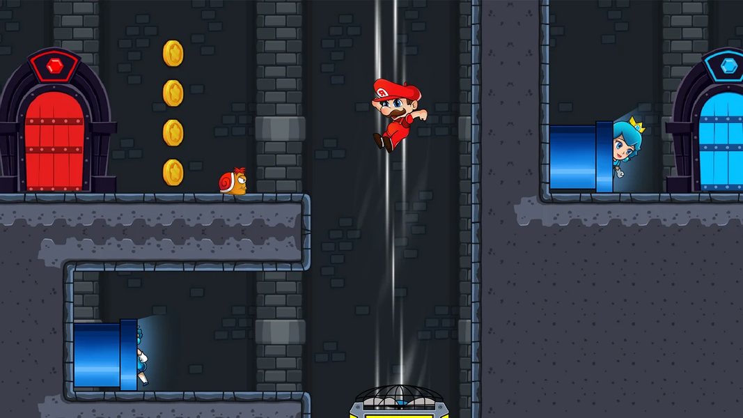 RednBlue Adventure - Gameplay image of android game