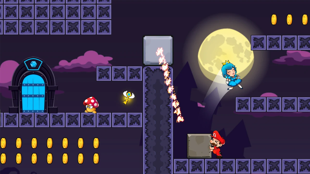 RednBlue Adventure - Gameplay image of android game