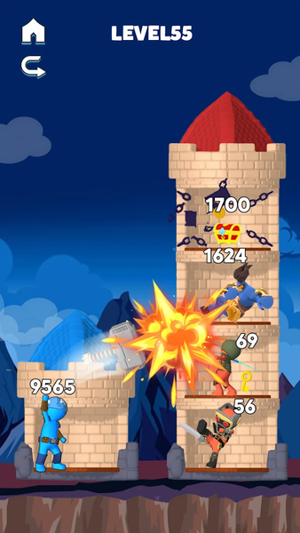 Stick Hero: Mighty Tower ۳D - عکس بازی موبایلی اندروید