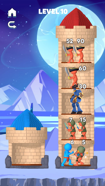 Stick Hero: Mighty Tower ۳D - عکس بازی موبایلی اندروید