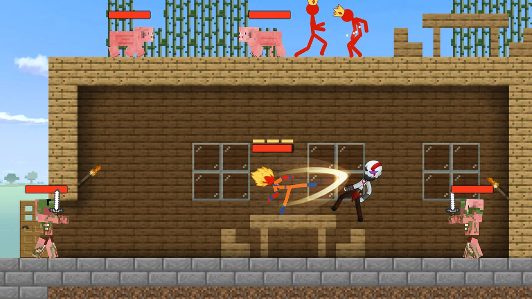 Stick Combat: Craft War - عکس بازی موبایلی اندروید