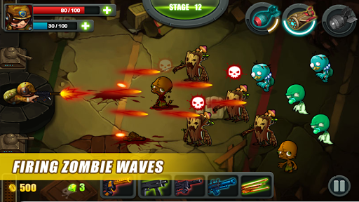 Zombie Commando - Gameplay image of android game