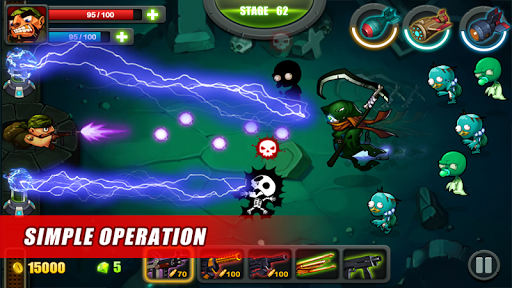 Zombie Commando - Gameplay image of android game