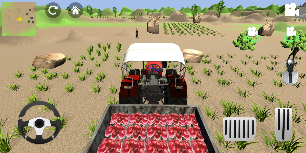 Indian Tractor Farming Simulat - عکس بازی موبایلی اندروید