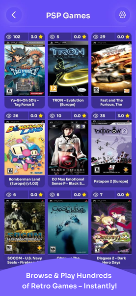 XGames – Play PSP, PS۲ & More - عکس برنامه موبایلی اندروید