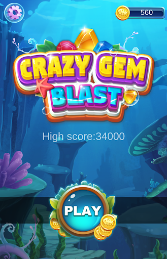 Crazy Gem Blast - عکس برنامه موبایلی اندروید