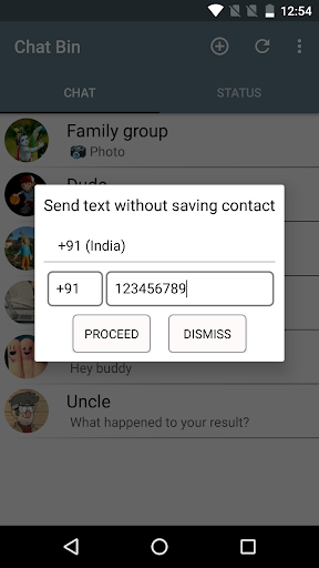 Chat Bin(Recover deleted chat) - Image screenshot of android app