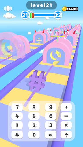 Math Race 3D - عکس برنامه موبایلی اندروید