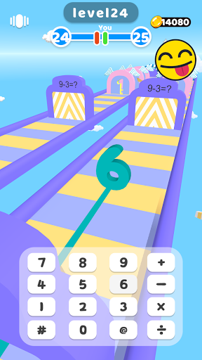 Math Race 3D - عکس برنامه موبایلی اندروید