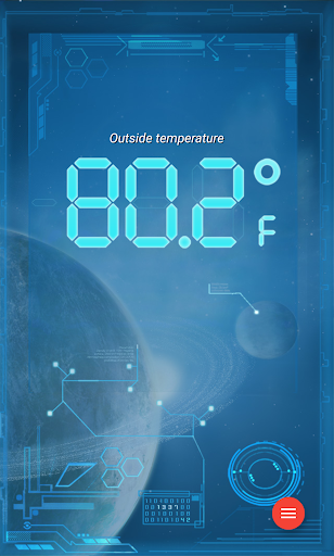 Weather Thermometer - Image screenshot of android app