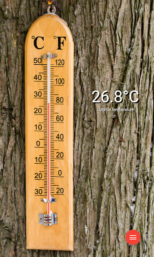 Weather Thermometer - Image screenshot of android app