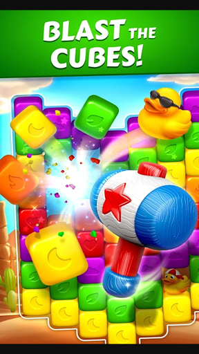 Toon Pet Crush:Toy Cube Puzzle - عکس بازی موبایلی اندروید