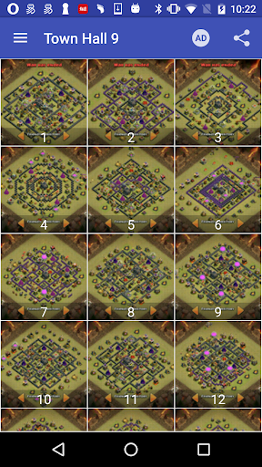 War layouts for Clash of Clans - Gameplay image of android game