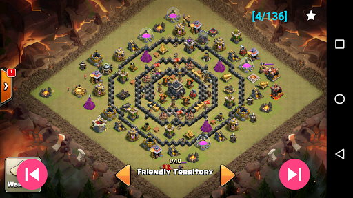 War layouts for Clash of Clans - عکس بازی موبایلی اندروید