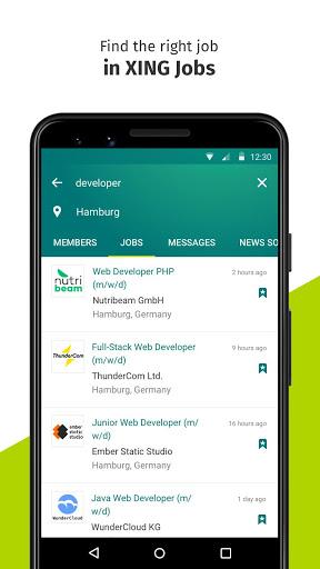 XING – the right job for you - Image screenshot of android app