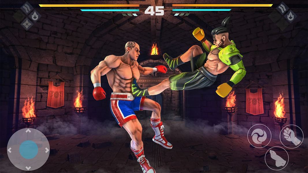 Gym Boxing Kung Fu Karate Game - Gameplay image of android game