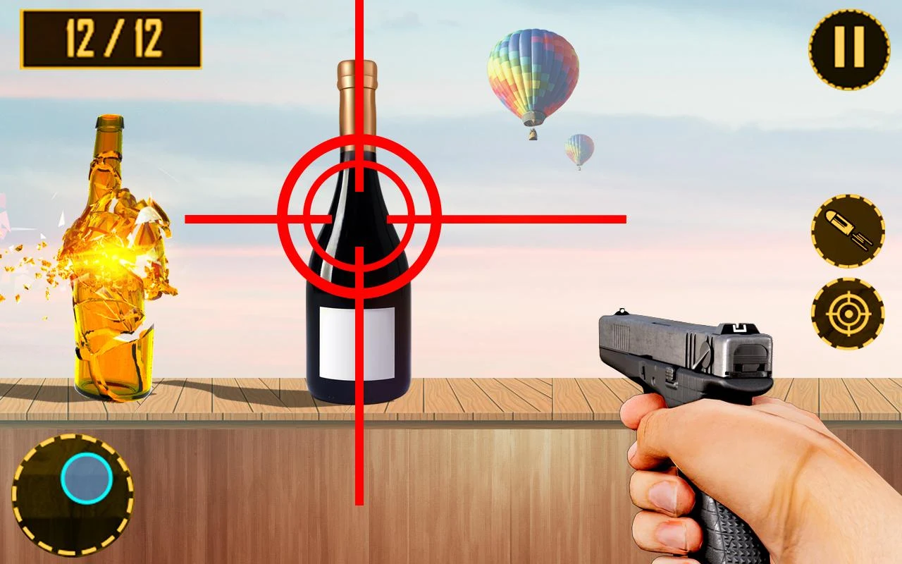 Sniper Bottle Shooting Games Game for Android