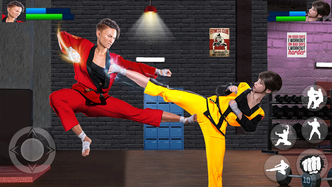 Real GYM Punch Fighting Games - Gameplay image of android game