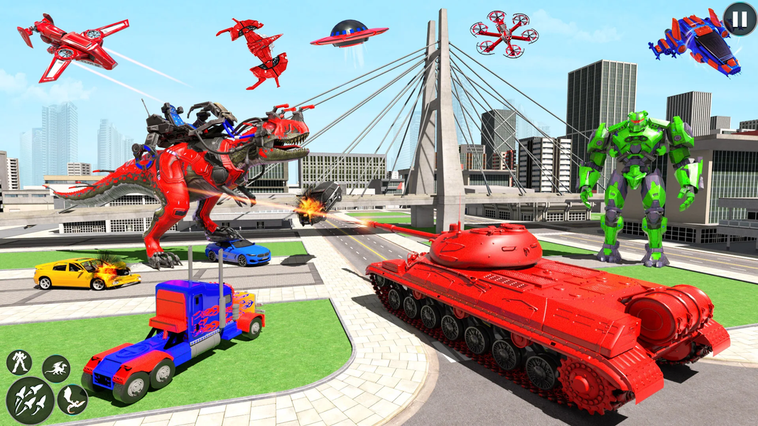 Mech Robots Fighting Games - Gameplay image of android game