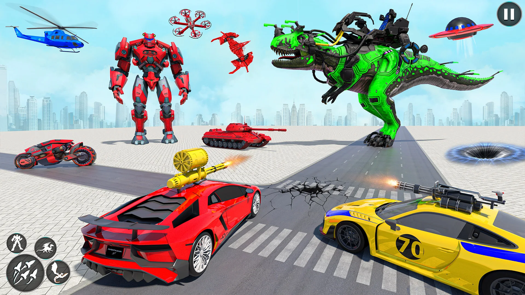 Mech Robots Fighting Games - Gameplay image of android game