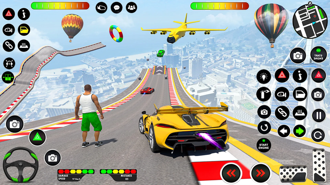 Racing Master GT Car Stunt 3D - Gameplay image of android game