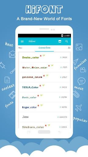 HiFont - Fonts&Wallpapers - Image screenshot of android app