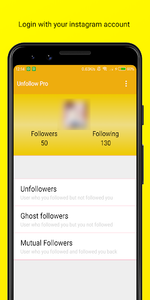 Unfollow Pro for Instagram - Image screenshot of android app