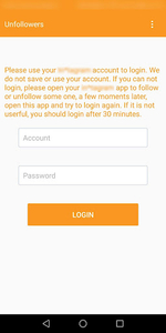 Unfollow Users - Image screenshot of android app