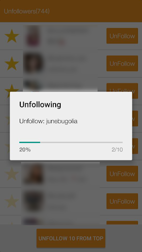Unfollow Users - عکس برنامه موبایلی اندروید