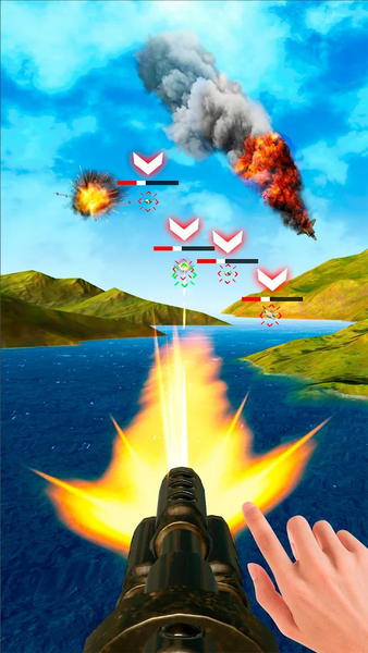 Drone Attack 3D: Sea Warfare - Gameplay image of android game