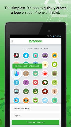 Brandee - Logo Maker, Logo Creator & Designer - عکس برنامه موبایلی اندروید