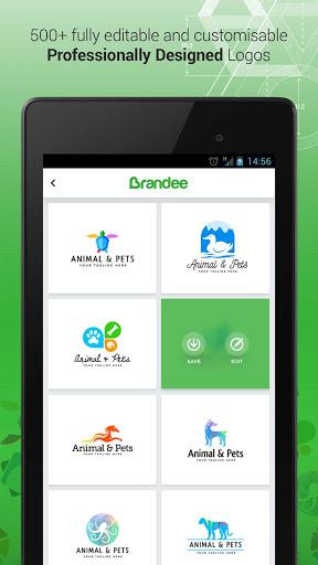 Brandee - Logo Maker, Logo Creator & Designer - عکس برنامه موبایلی اندروید