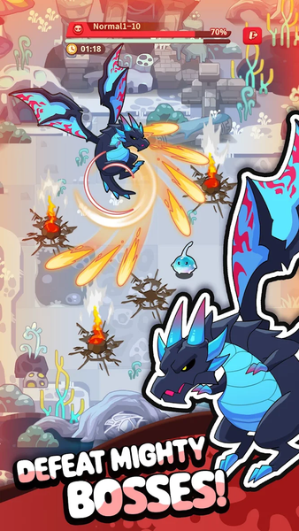 Pew Pew Slime - Idle RPG - Gameplay image of android game