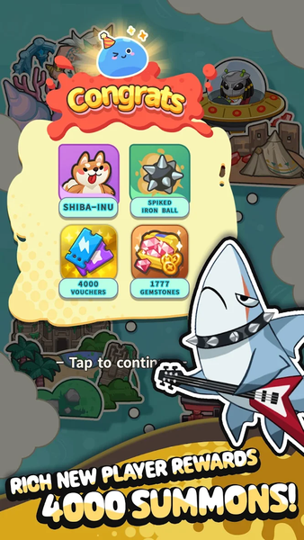 Pew Pew Slime - Idle RPG - Gameplay image of android game