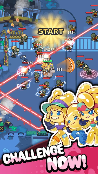 Pew Pew Slime - Idle RPG - Gameplay image of android game