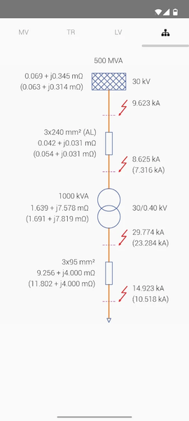 Medium Voltage Calculations - Image screenshot of android app